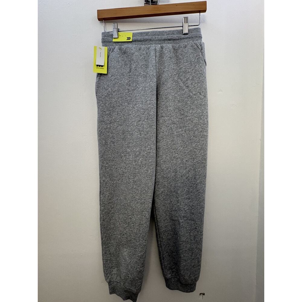 Target Cotton Fleece Jogger Kids Size L (10/12) Heathered Gray NWT